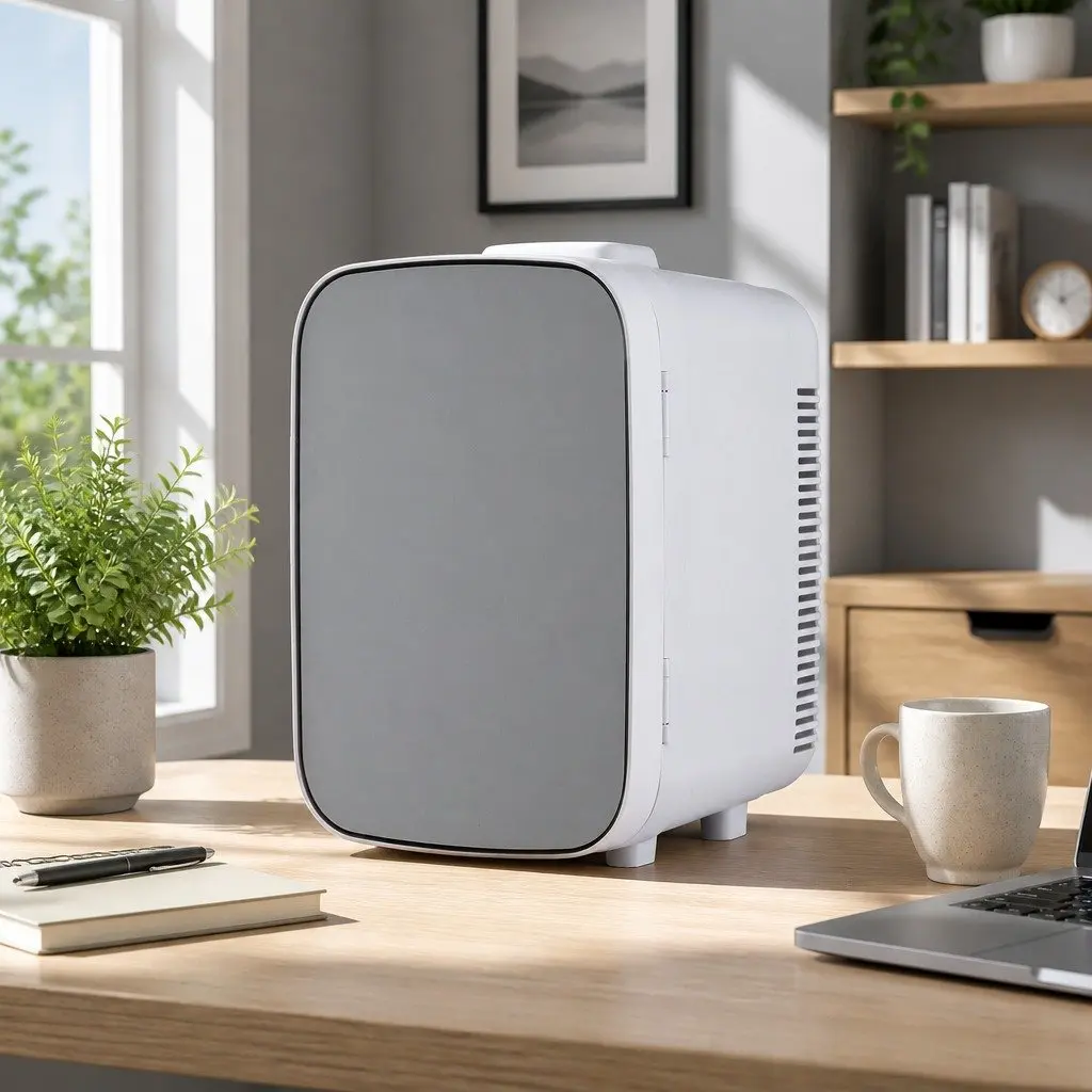 Portable Mini Fridge Dual Function Compact White 12V 220V