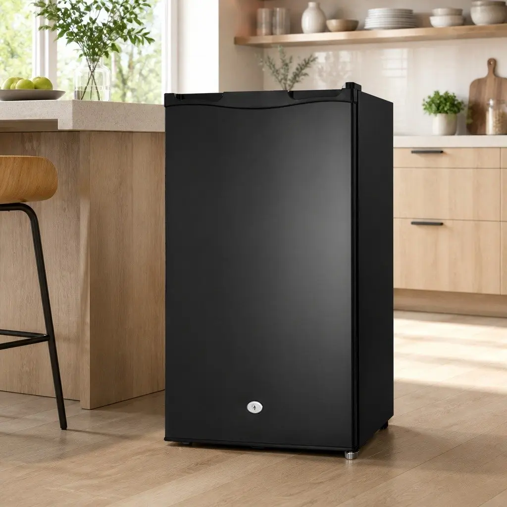 Portable Fridge Freezer 95L Upright Bar Cooler 12V 24V 240V Camping Caravan