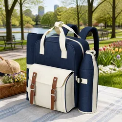 Join Family Fun with 4-Person Picnic Backpack Set