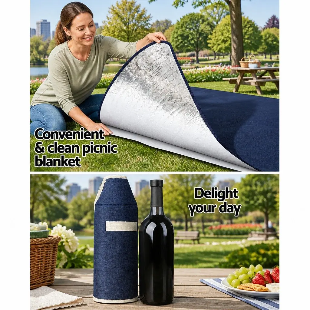 4-Person Picnic Backpack Set