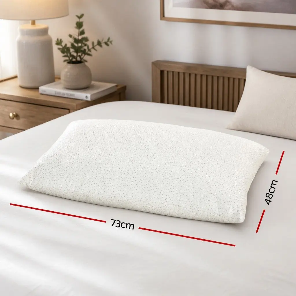 Bamboo Pillow Set 4 Pack Medium Firm and Firm White
