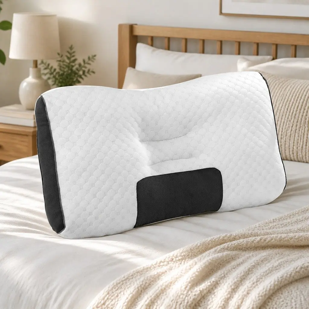 Ergonomic Contour Pillow for Better Sleep