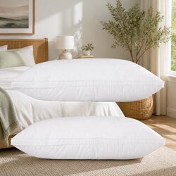 Get Cozy with Our Goose Feather Down Pillow Set