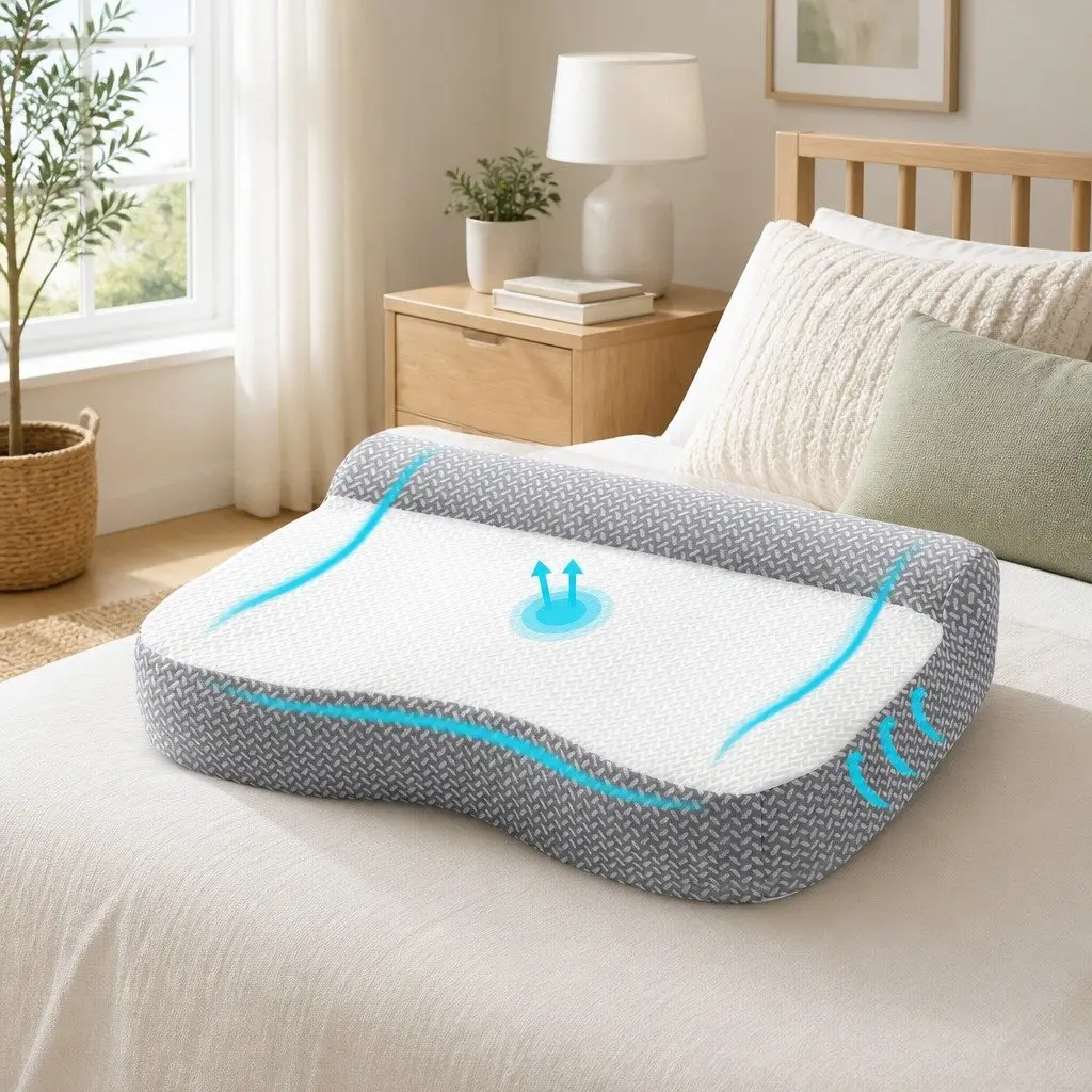 Neck Support Memory Foam Pillow