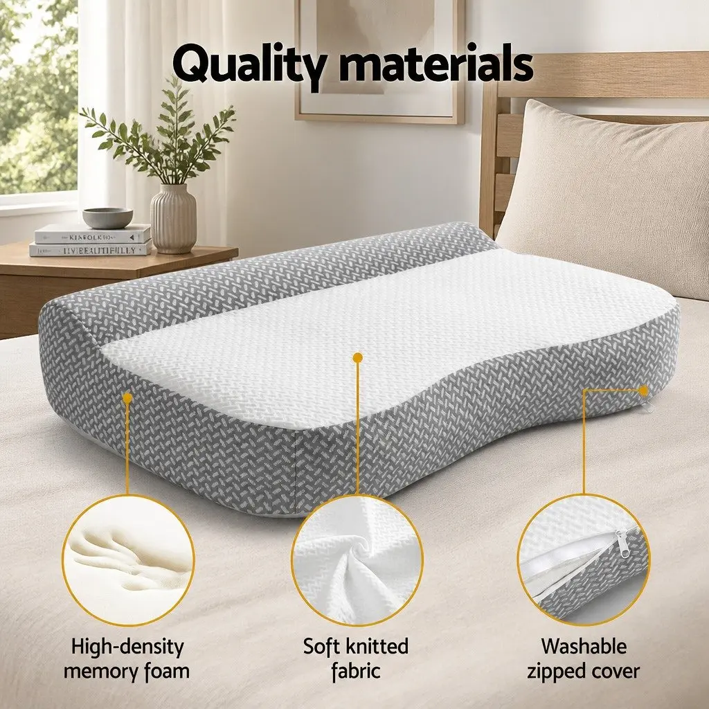 Neck Support Memory Foam Pillow