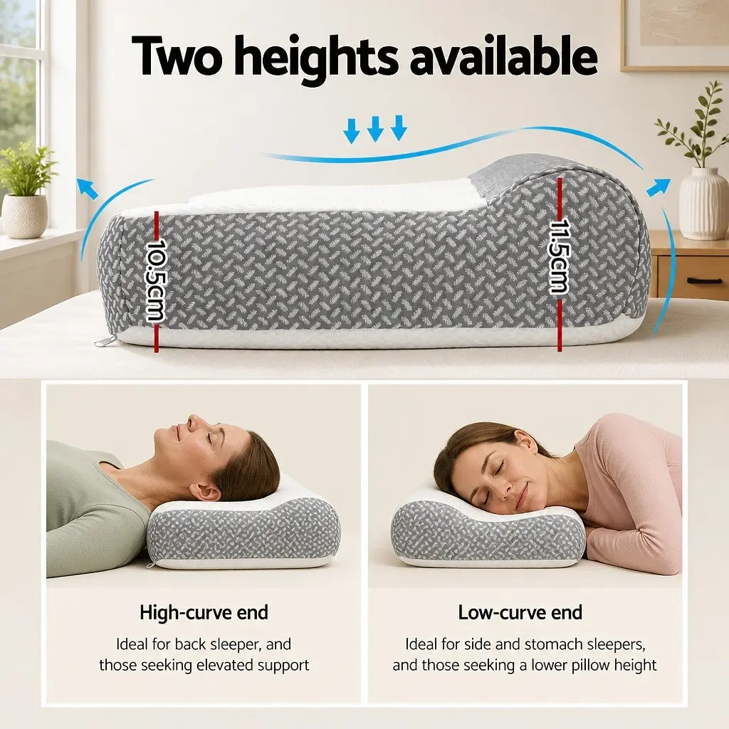 Neck Support Memory Foam Pillow
