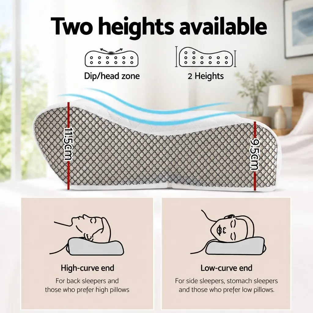 Memory Foam Pillow for Supportive Sleep