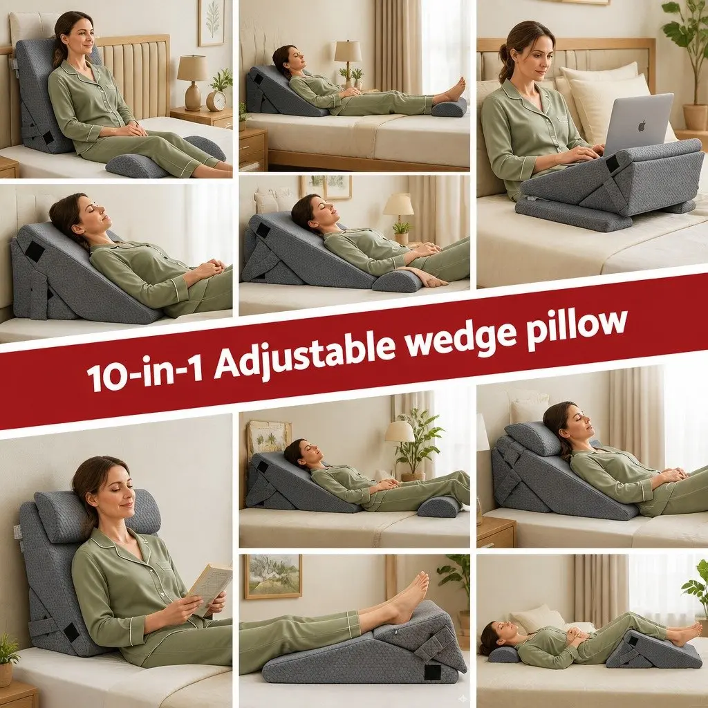 Adjustable Wedge Pillow for Comfort
