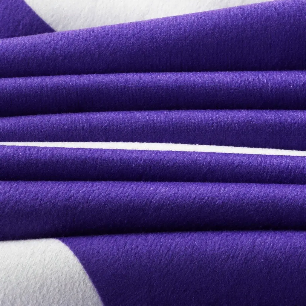 Kids Foldable Floor Lounger Pillow Large Purple