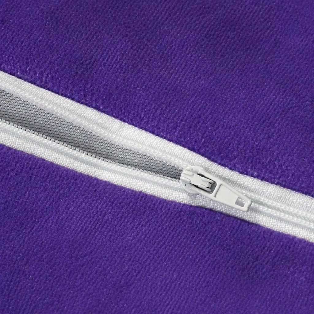 Kids Foldable Floor Lounger Pillow Large Purple