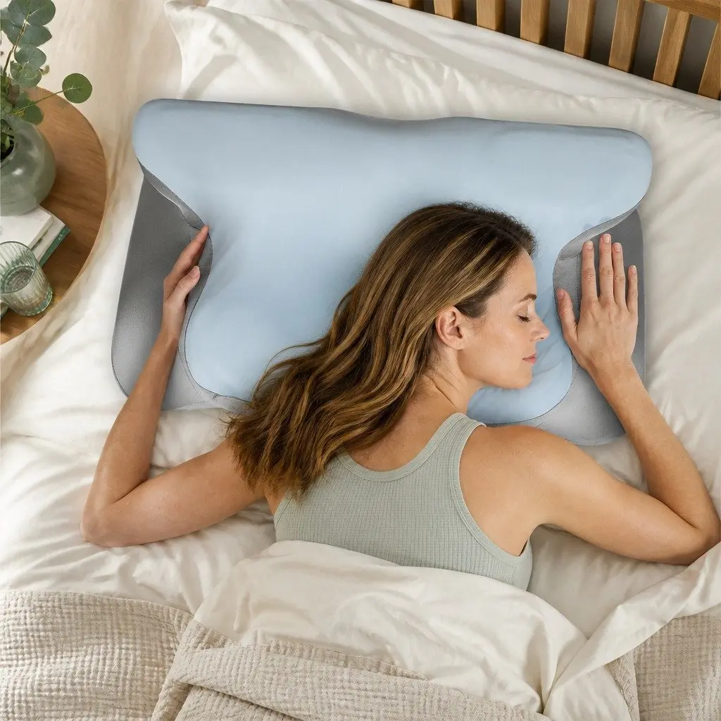 Memory Foam Contour Pillow Ergonomic Neck Support 62cm x 41cm x 11cm or 13cm