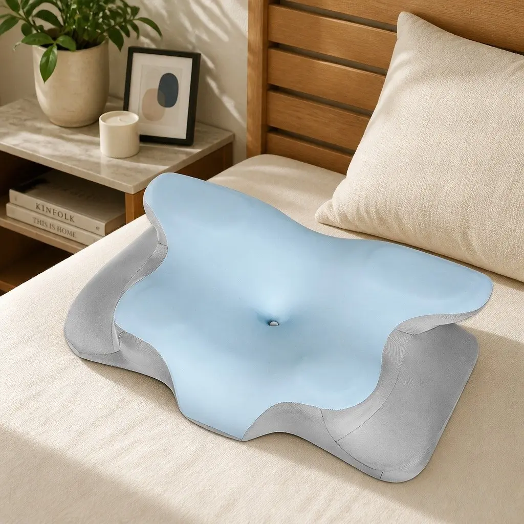 Memory Foam Contour Pillow Ergonomic Neck Support 62cm x 41cm x 11cm or 13cm