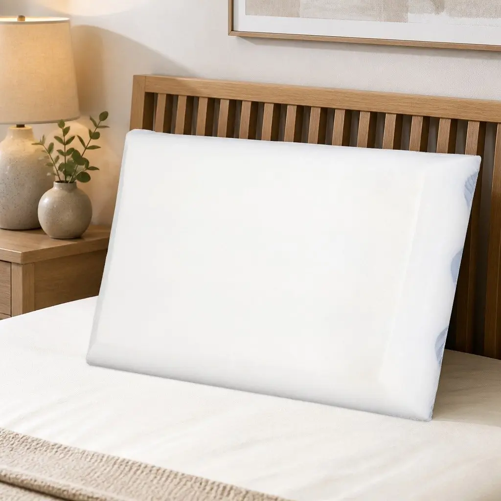 Memory Foam Pillow Double Sided Ergonomic Neck Shoulder Support 60cm x 40cm x 10cm