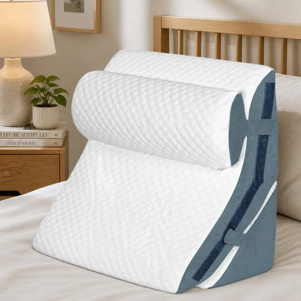 Orthopedic Bed Wedge Pillow Adjustable Memory Foam 24 Inch