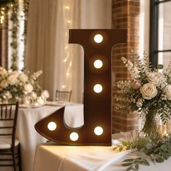 Friendly LED Metal Letter Lights for Your Celebrations