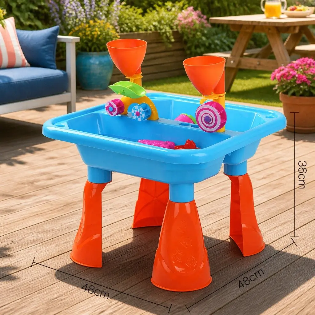 Kids Sand and Water Table Outdoor Play Set with Accessories Toys for Toddlers