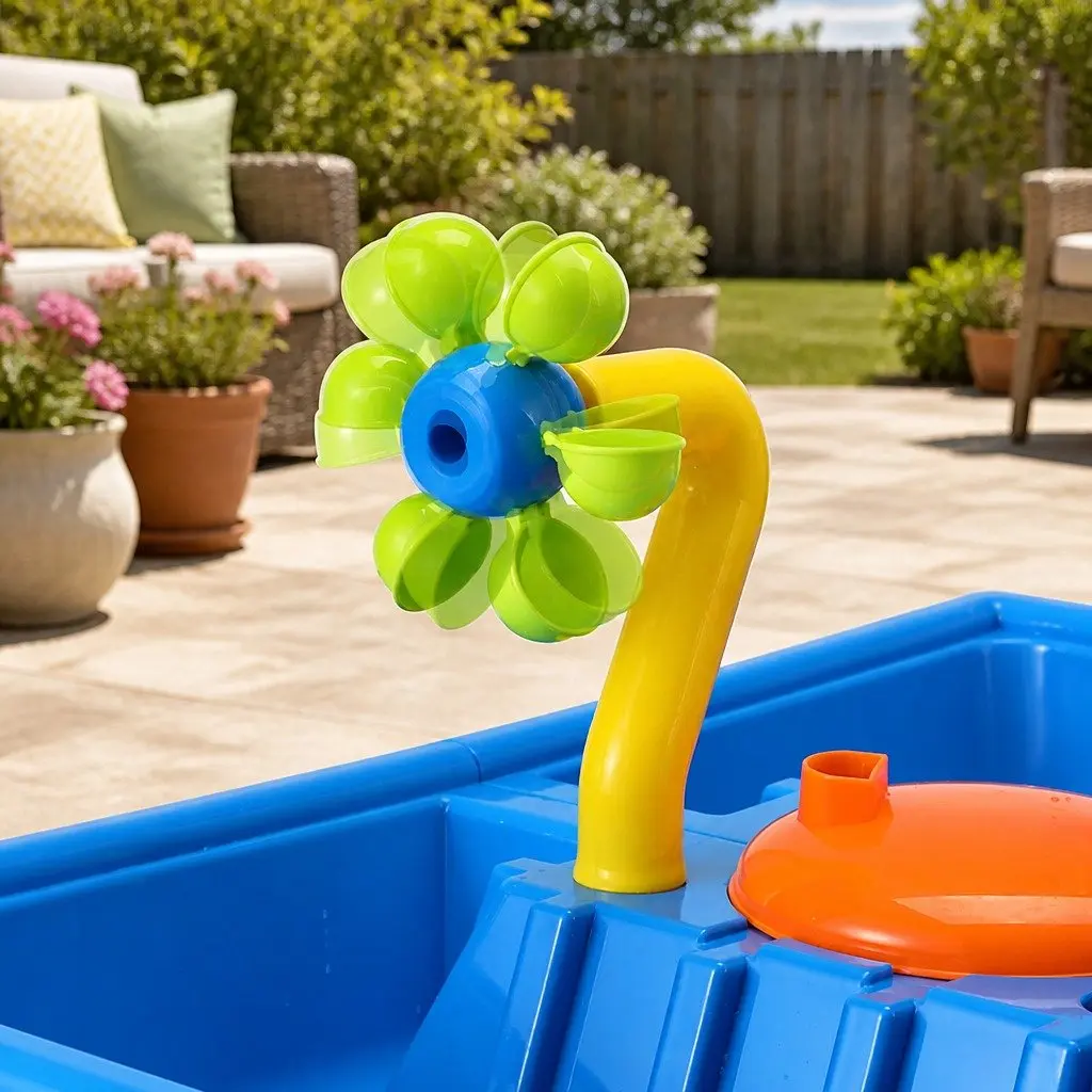 Kids Sand and Water Table Rotating Windmill 57cm x 39cm x 56cm