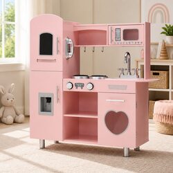 Welcoming Kids Wooden Kitchen Play Set for Imaginative Play