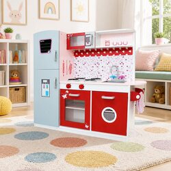 Engaging Wooden Kids Kitchen Play Set for Little Chefs
