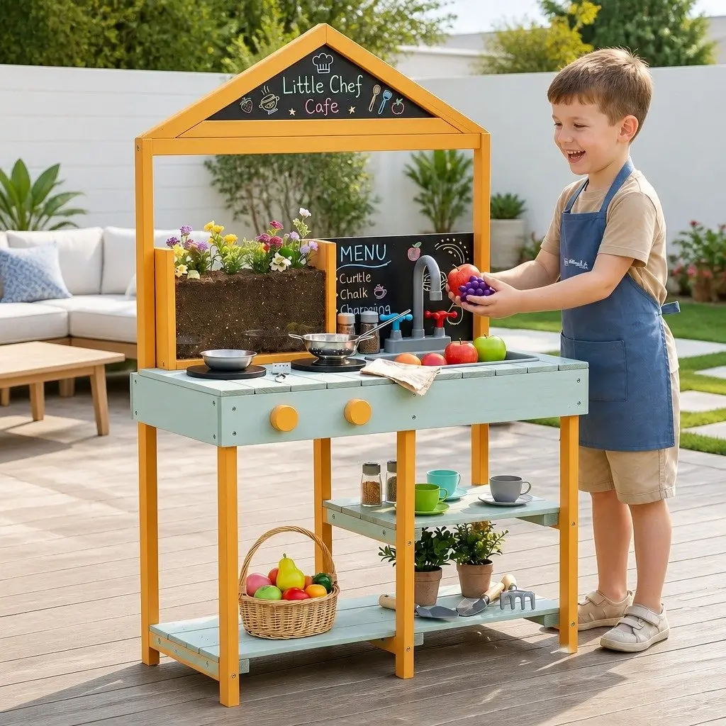 Kids Mud Kitchen Playset