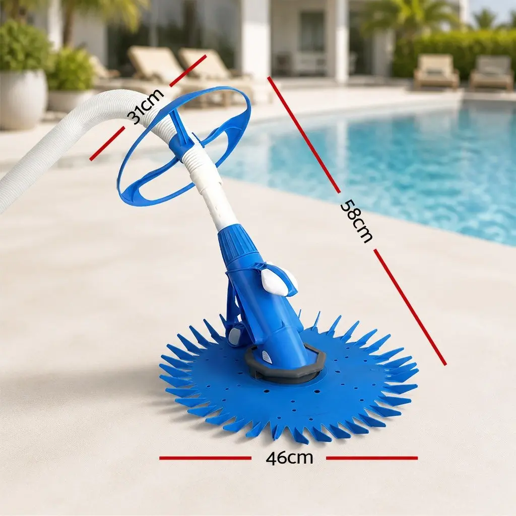 Automatic Swimming Pool Cleaner Vacuum Blue 10M Hose