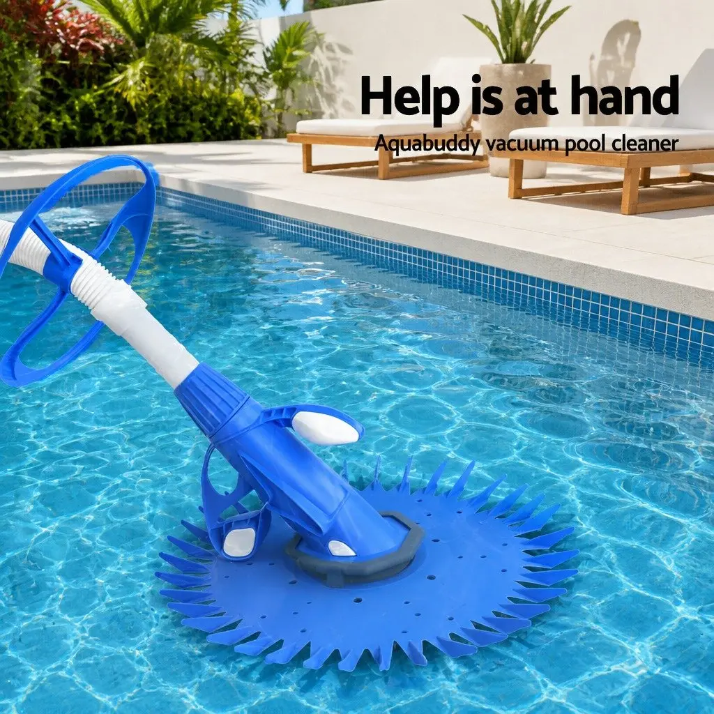 Automatic Swimming Pool Cleaner Vacuum Blue 10M Hose