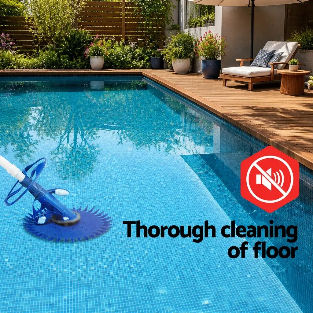 Automatic Pool Cleaner Vacuum Floor Wall Climb Swimming 10M Hose Above Ground