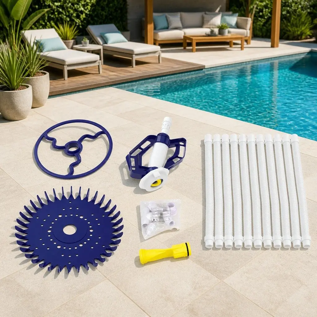 Automatic Pool Vacuum Cleaner Suction Hose System 10M