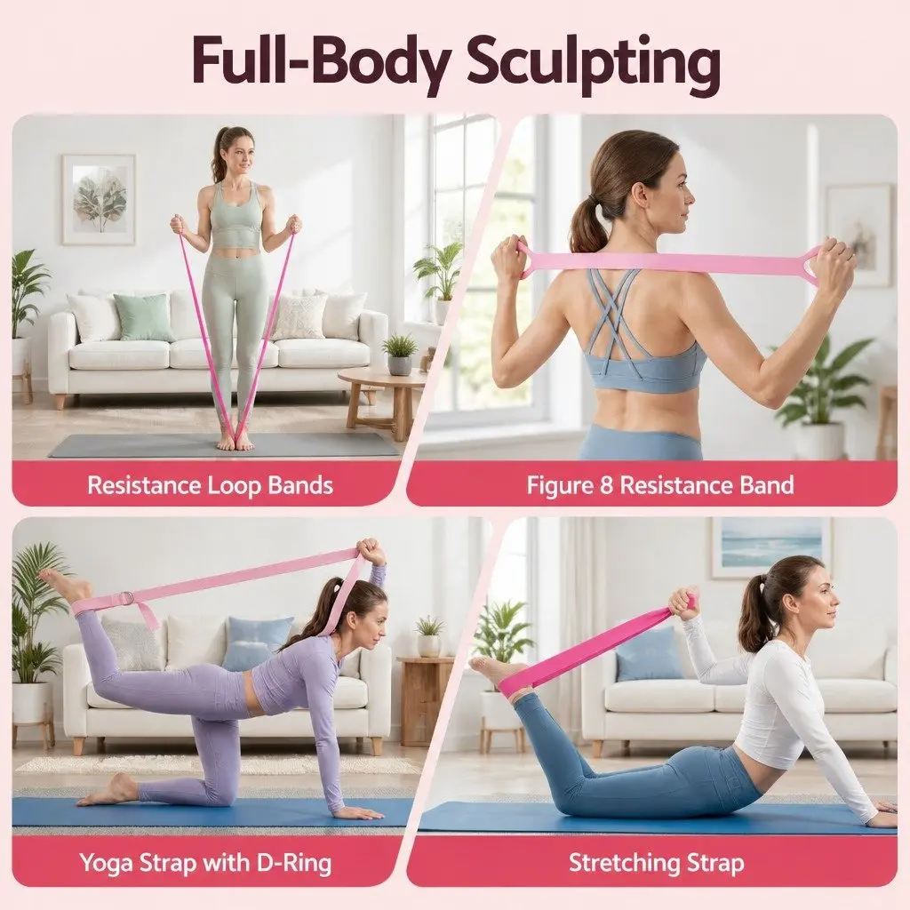 15-Piece Pilates Kit for Fitness Success