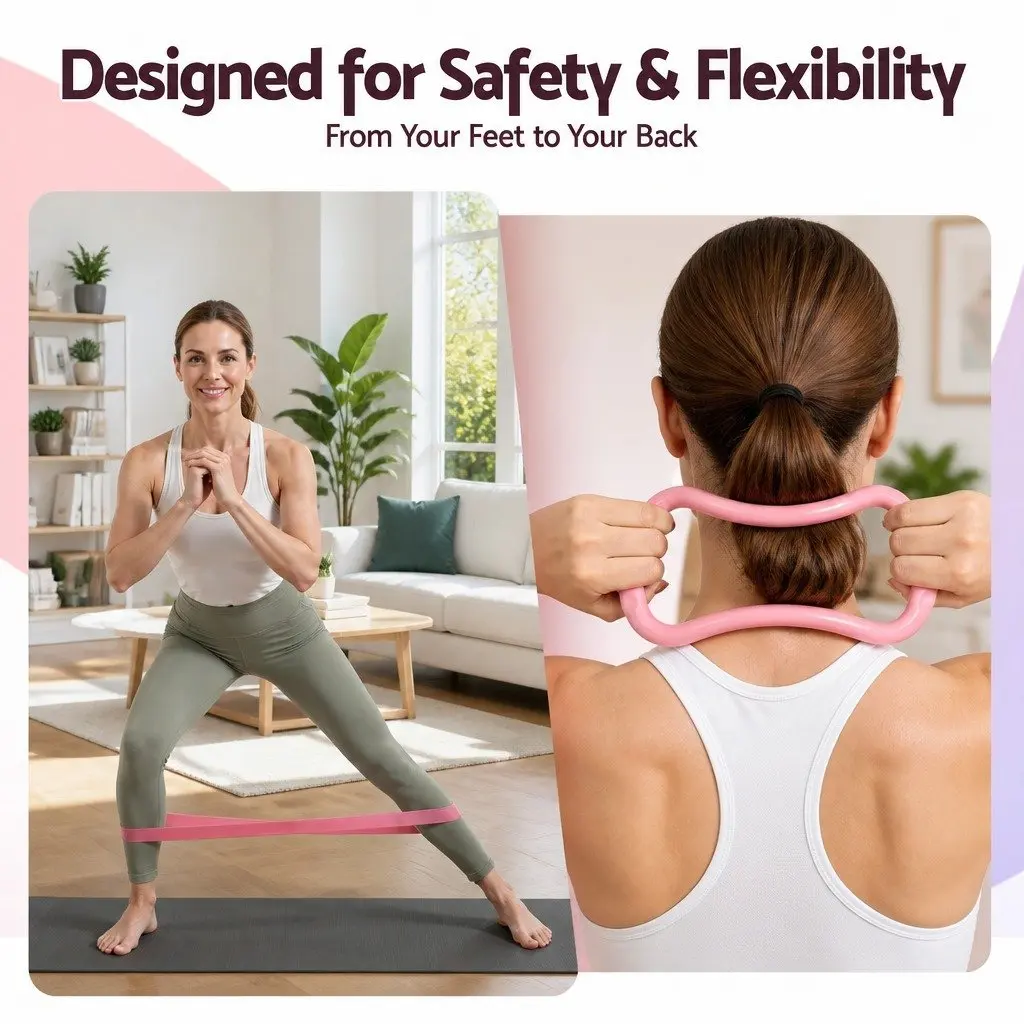 15-Piece Pilates Kit for Fitness Success