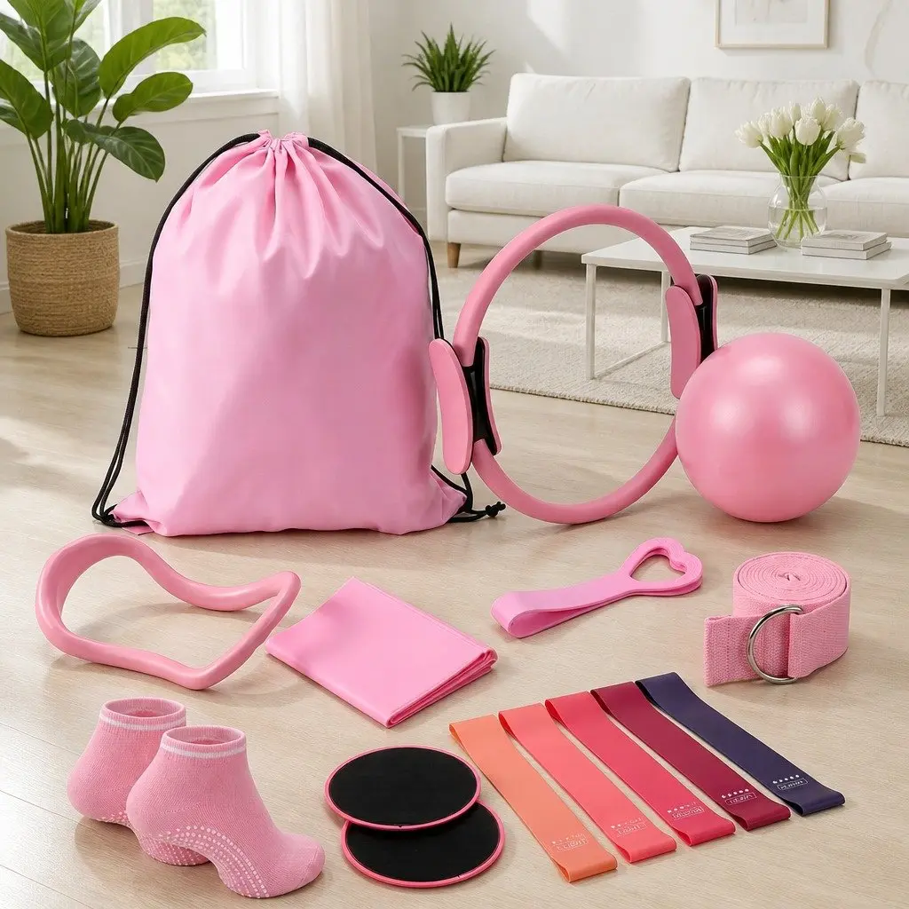 15-Piece Pilates Kit for Fitness Success