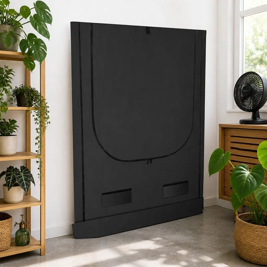 Indoor Grow Tent Hydroponics System Steel Frame 600D Oxford Cloth 100cm x 100cm x 142cm