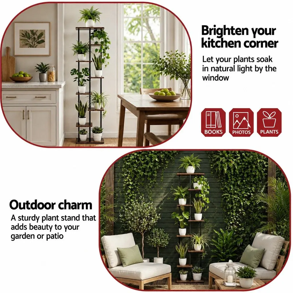 8-Tier Plant Stand
