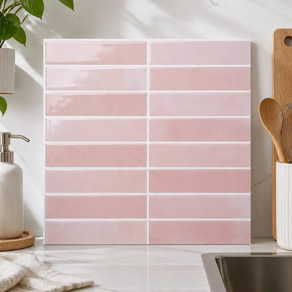 Pink 3D Wall Tiles