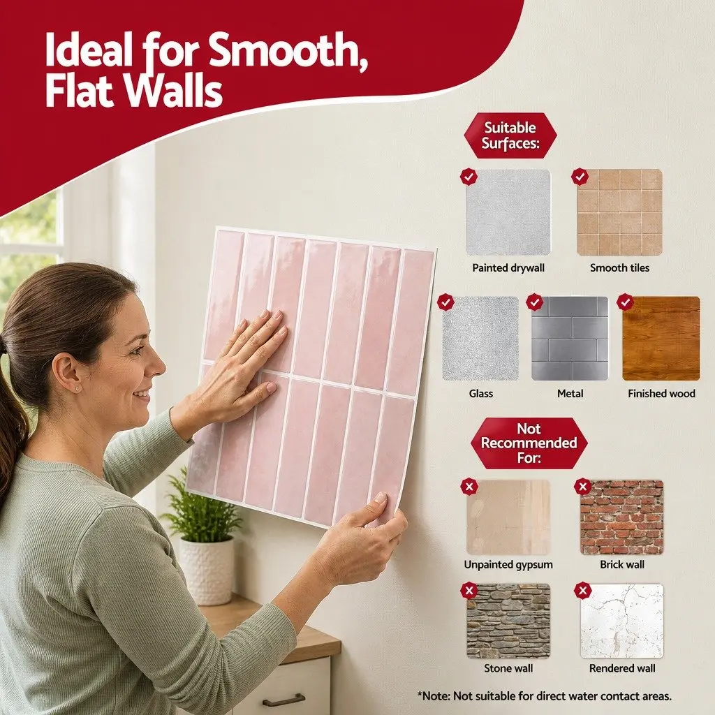 Pink 3D Wall Tiles
