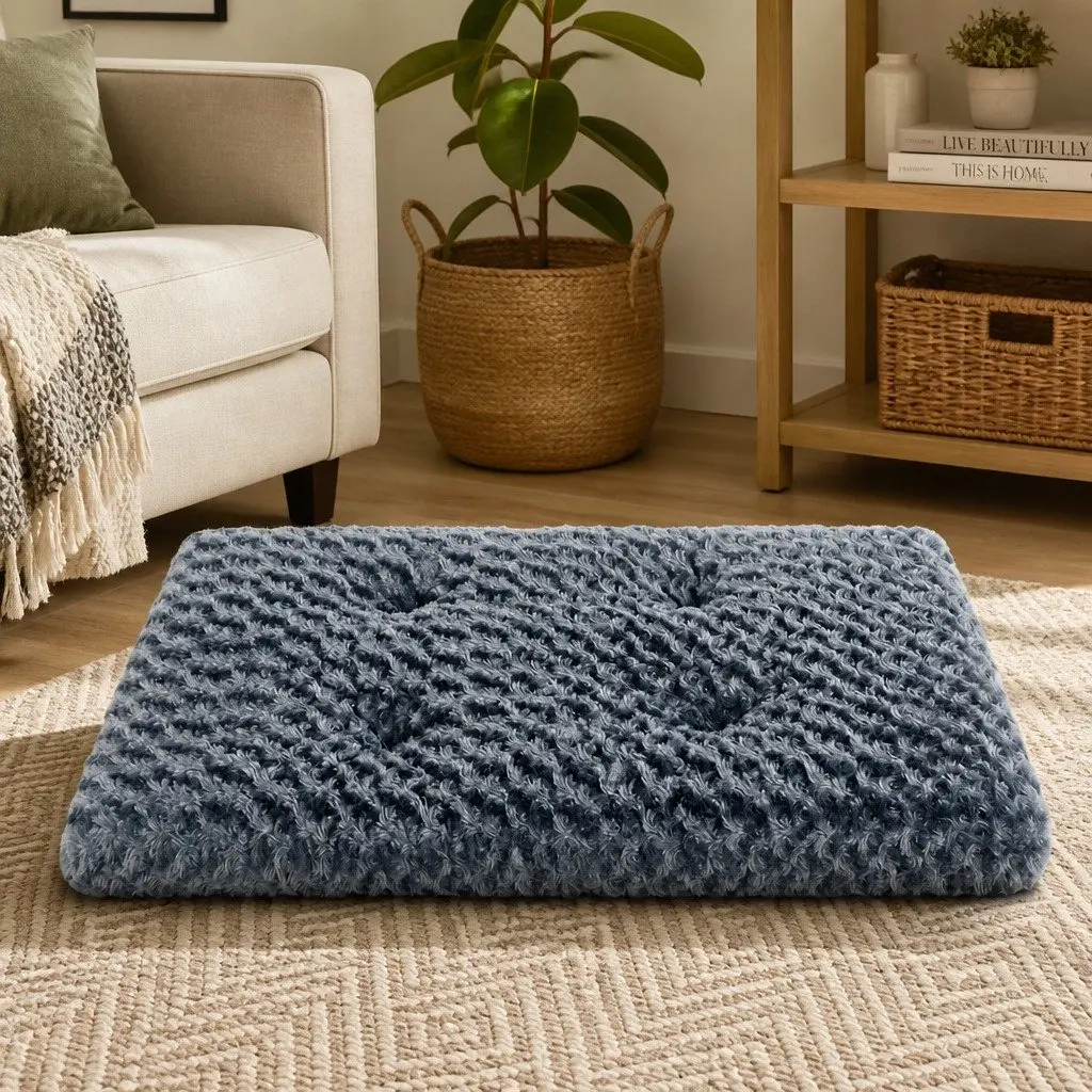 Dog Pet Bed Calming Plush Soft Washable Non-slip 73cm