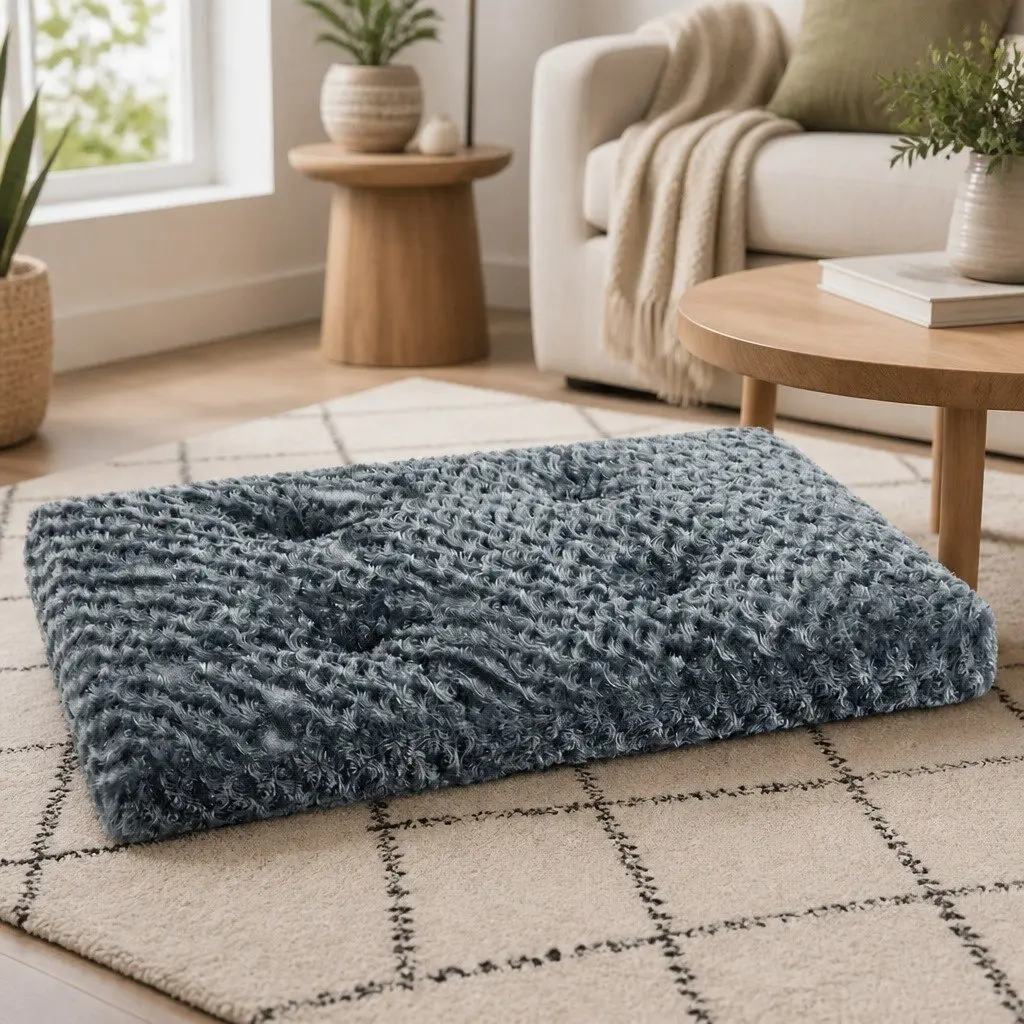 Dog Pet Bed Plush Calming Soft Warm 48 Inch