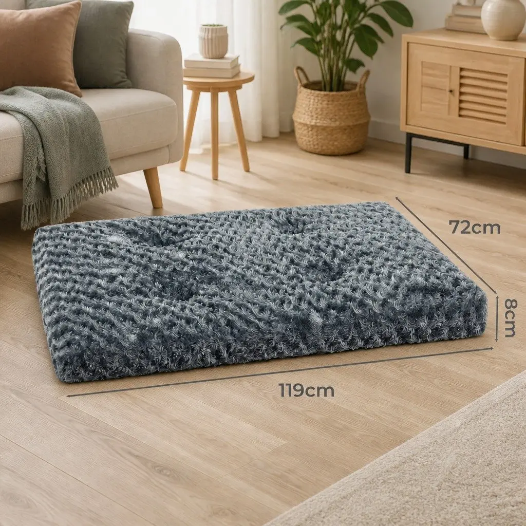 Dog Pet Bed Plush Calming Soft Warm 48 Inch