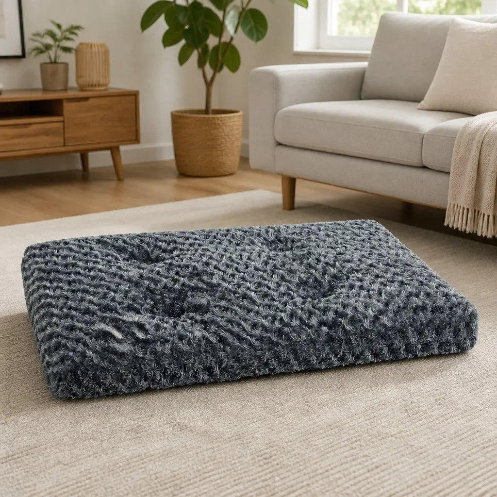 Dog Pet Bed Plush Calming Soft Warm 48 Inch