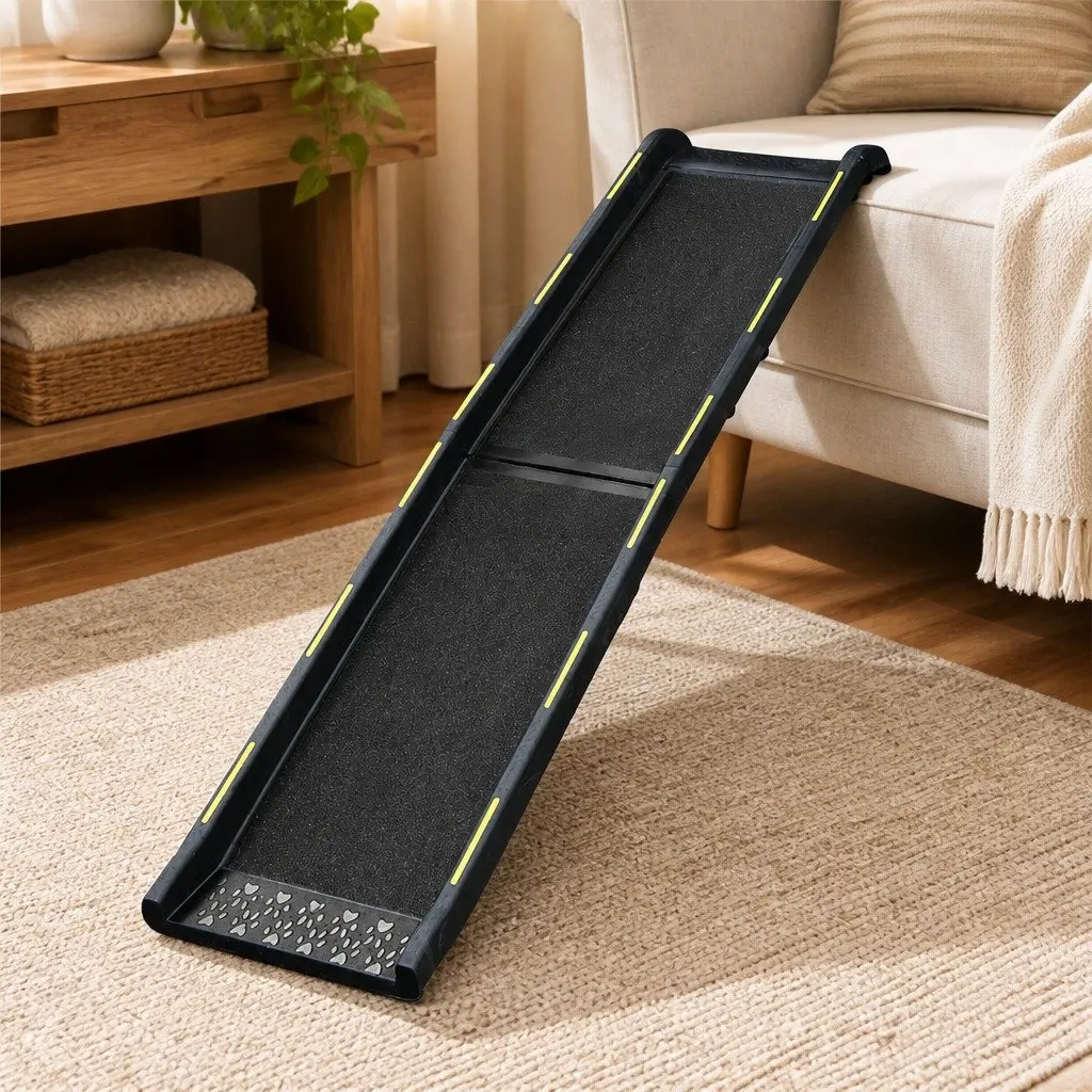 Dog Ramp Pet Car SUV Travel Stair Foldable Portable Large Breed Safe Access