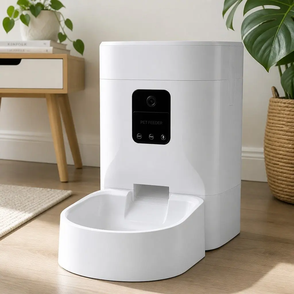 Automatic Pet Feeder with Camera 9L Smart Remote Control for Dog Cat