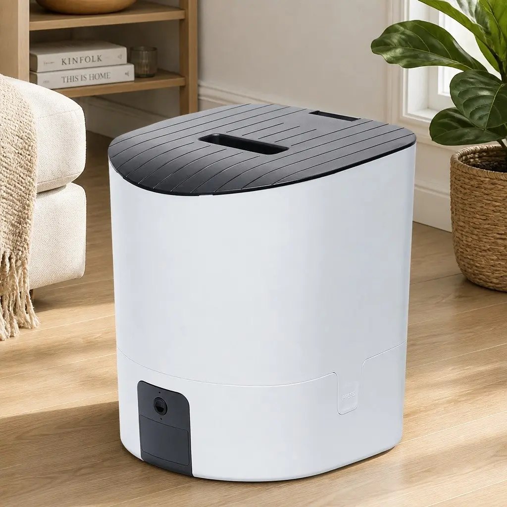 Automatic Pet Feeder with Camera 9L Smart Remote Control for Dog Cat