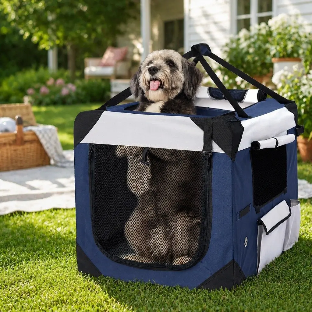Pet Carrier Bag Portable Soft Kennel Foldable Large