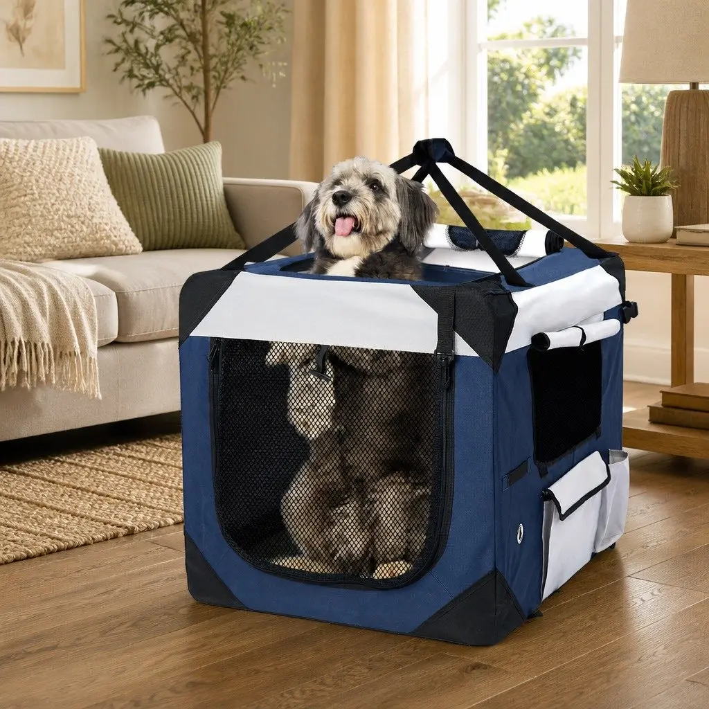 Pet Carrier Bag Portable Soft Kennel Foldable Large