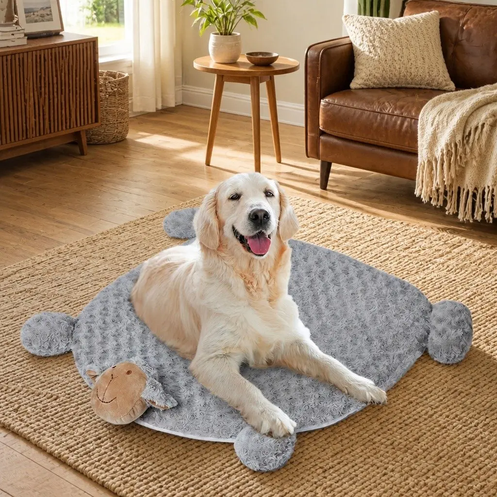 Pet Bed Calming Cushion Large Plush Waterproof Anti-slip