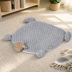 Pet Bed Cat Dog Calming Sleeping Cushion Soft Comfortable Medium Grey