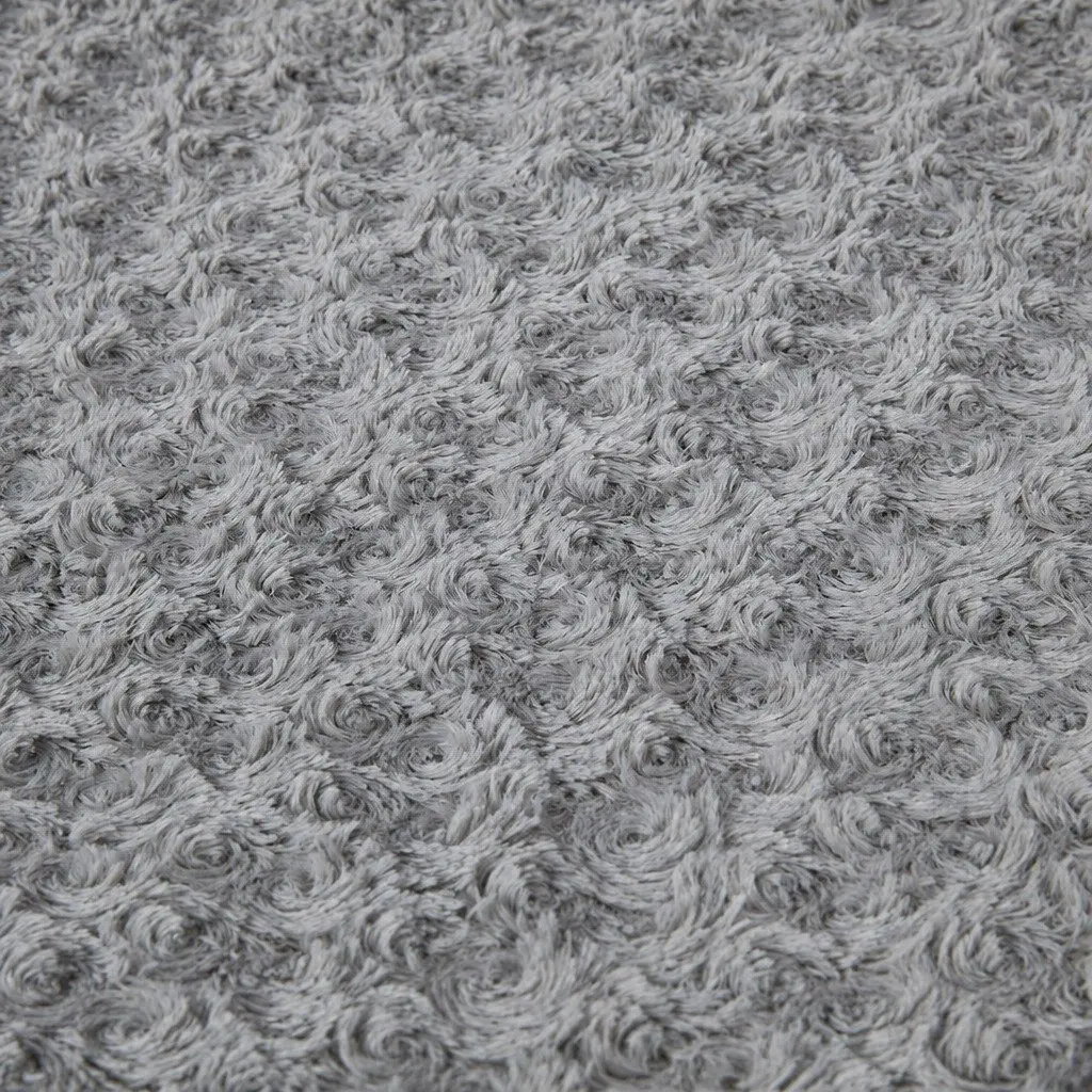Calming Cushion Pet Bed Medium Soft Grey for Cats and Dogs
