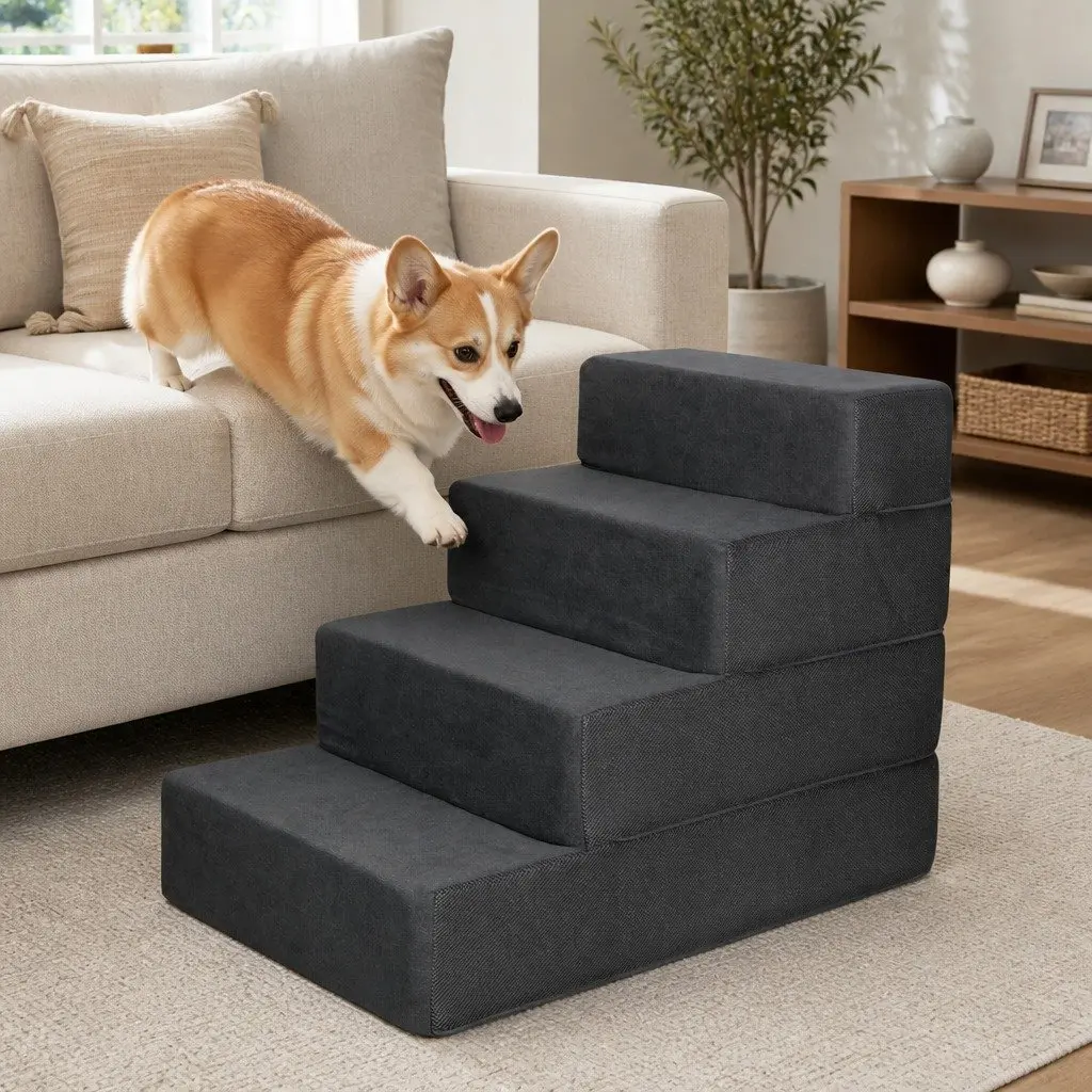 Pet Stairs Ramp Portable Climbing Helper for Dogs Cats Small Animals Indoor