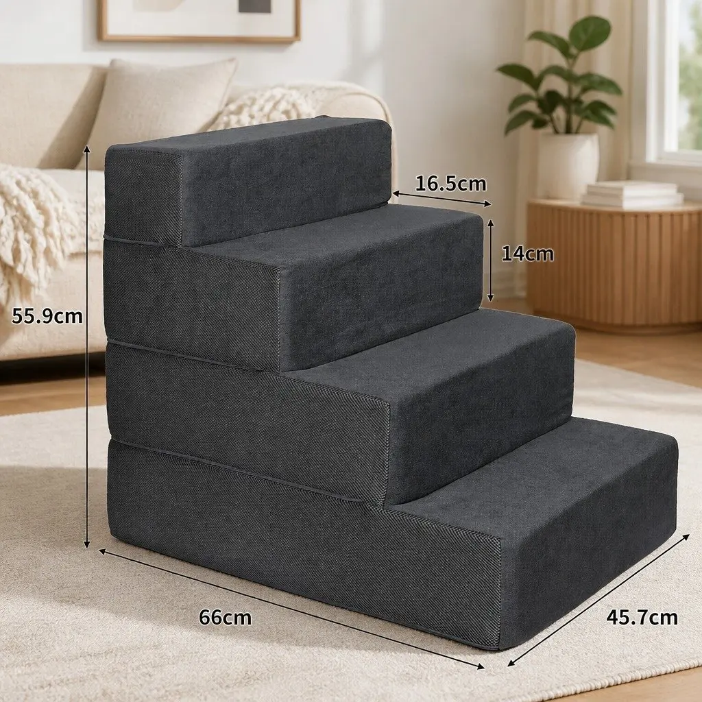 Pet Stairs Ramp Portable Climbing Helper for Dogs Cats Small Animals Indoor