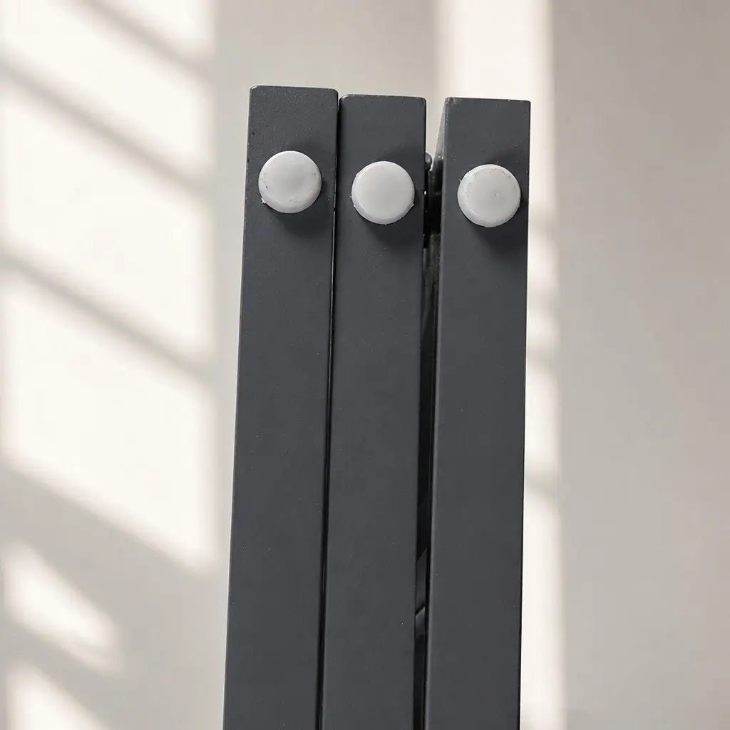 Wooden Pet Gate Foldable Free Standing Indoor Barrier Safety Grey 139cm x 60.5cm x 1.8cm